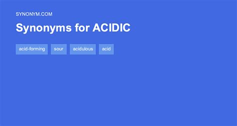 acidic pronunciation|acidic synonyms.